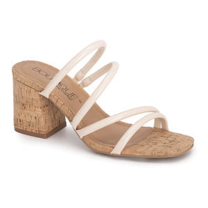 Hey Girl by Corkys Dreamy Sandal Ivory Patent Women's 9 NEW